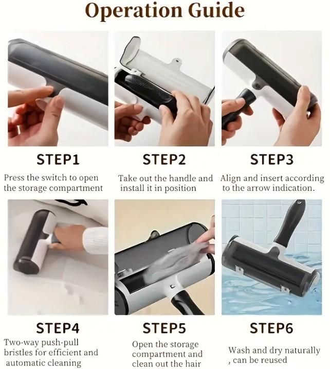Pert Hair Remover Lint Roller with Storage